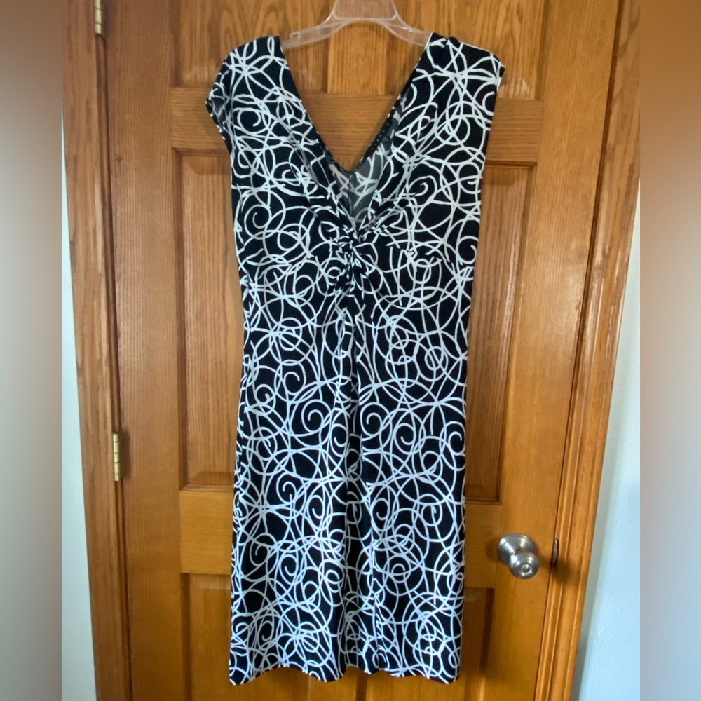 Tiana B Black and White Dress